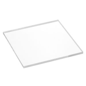 Quadratische Acrylglasscheibe 100x100x4mm transparent, rundum glänzend polierte Seitenkanten / Acryl / Acrylglas / massiv / klar / farblos / Dekoration - Zeigis®