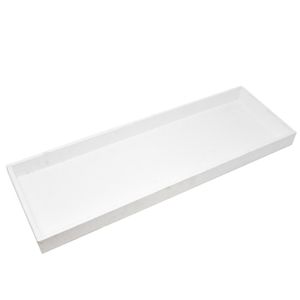 Schale -Basic- Holz 60x20cm weiss