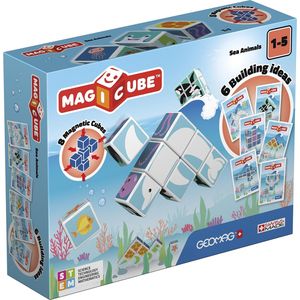 Geomag Spielwaren GEOMAG Magicube Sea Animals Magnetbaukästen Konstruktionspielzeug spielzeugknaller