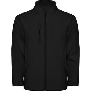 Herren Nebraska Softshell Jacket, Wasser- und Windabweisend - Farbe: Black 02 - Größe: 3XL