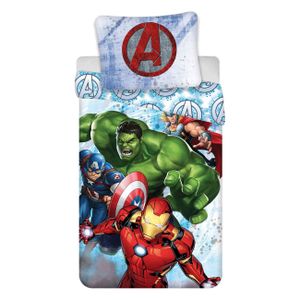 JERRY FABRICS Leinen inklusive Avengers Heroes Baumwolle, 140/200, 70/90 cm