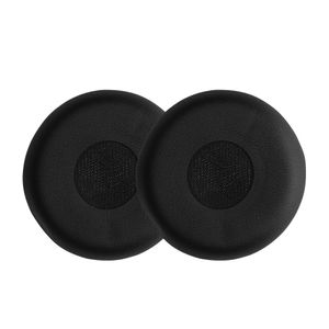 kwmobile 2x Ohrpolster kompatibel mit Jabra Evolve 20 / 20se / 30 / 30II / 40 / 65 Polster - Kopfhörer Polster aus Kunstleder für Over Ear Headphones