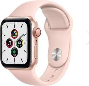 Apple Watch SE (1. Gen) 40mm (A2355) Gold Alu Sport Band Pink Sand CEL Neu