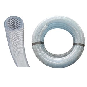 Garditech ZX-2000 Glasklarer PVC-Schlauch mit Gewebeeinlage Innendurchmesser 10 mm Außendurchmesser 16 mm Länge 50m