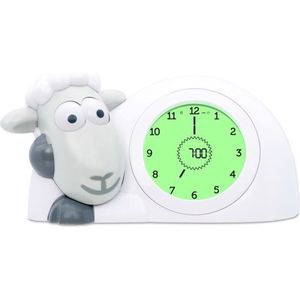 ZAZU Sleep Trainer Noční světelný budík SAM Sheep šedý bílý