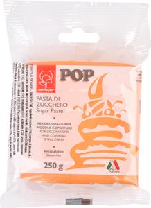 Masa cukrowa Masa cukrowa Pasta Di Zucchero Pop Arancio Pastello 250g - Modecor