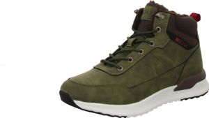 BOXX Herren-Outdoor-Schnürstiefelette mit Warmfutter TEX Grün, Farbe:grün, EU Größe:45