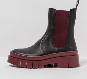 *art Schnürstiefel 1954 NAPPA BLACK-BURDEOS/AMBERES Farbe Black-burdeos