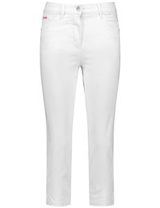 Gerry Weber -  Damen 3/4 Jeans (222070-67965), Größe:48, Farbe:Weiß/weiß (99600)