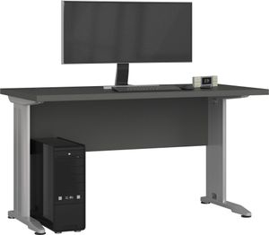 PC-Schreibtisch AKORD BM135 in der Farbe Graphitgrau B135 x H76 x T60 cm PC-Schreibtisch AKORD BM135 in der Farbe Graphitgrau B135 x H76 x T60 cm