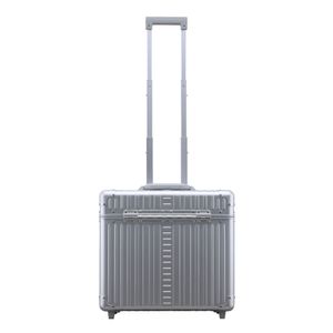 ALEON  Wheel Pilot Case 17" Pilotenkoffer 42 cm   2 Rollen 28 l - Silber