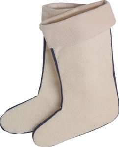 securesse Stiefeleinsatz Schurwolle beige  Größe 43/44