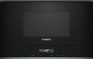 Siemens BF722R1B1, iQ700, Einbau-Mikrowelle, Schwarz, Edelstahl