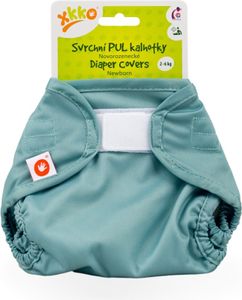 XKKO Vrchné plienkové nohavičky Newborn - Granite Green XKKO Vrchné plienkové nohavičky Newborn - Granite Green