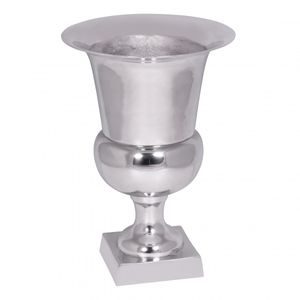 WOHNLING Pokal XL WL1.923 Aluminium 47x32 cm Silber Glänzend Design Dekoration Modern | Alu Deko Kelch Glanz | Wohnung Dekoration Skulptur | Dekofigur Metall WOHNLING Pokal XL WL1.923 Aluminium 47x32 cm Silber Glänzend Design Dekoration Modern | Alu Deko Kelch Glanz | Wohnung Dekoration Skulptur | Dekofigur Metall