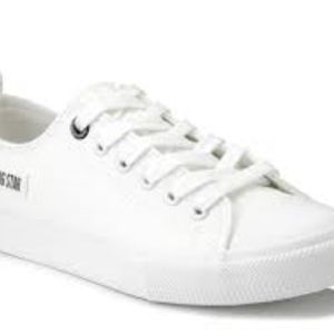 Damen Low Leder Sneakers Big Star KK274010 Weiß 37