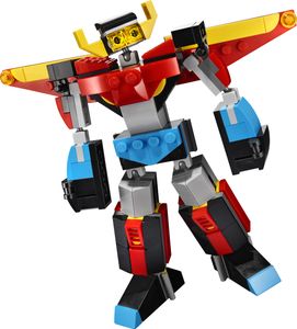 LEGO 31124 Creator 3-in-1 Super-Mech Roboter, Drache Figur, Flugzeug