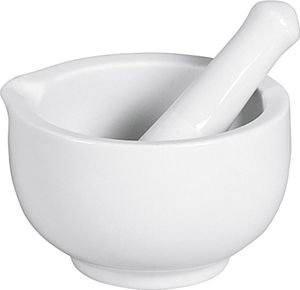 Mörser Keramik Ø8cm weiß Mörser Keramik Ø8cm weiß
