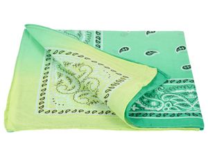 Bandana Zandana Kopftuch Halstuch verschiedene Muster 100% Baumwolle, Modell wählen:grün hellgrün