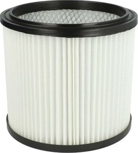 vhbw Faltenfilter kompatibel mit Parkside PNTS 30/4(E/S), 30/6(E/S), 1250/9, 30/6, 1250, 30/6 DE, 30/5 Staubsauger - Patronenfilter, Schwarz Weiß