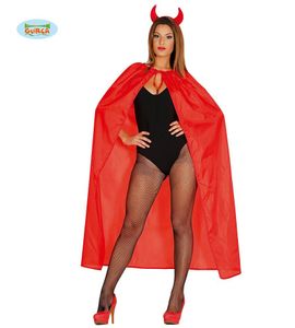 Kostým - plášť červený - uni - 130 cm - Halloween