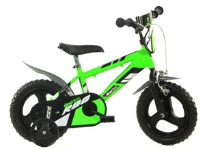 Jungen Kinderfahrrad  – 12 Zoll MTB R88 Jungenfahrrad| Original Kinderrad mit Stützrädern - Das Fahrrad als Geschenk für Jungen - Grün