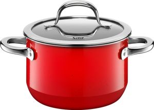 Silit Passion RED 2102297055 Kochtopf inkl. Deckel, emailliert, 16 cm Durchmesser, Induktionsherd-geeignet Silit Passion RED 2102297055 Kochtopf inkl. Deckel, emailliert, 16 cm Durchmesser, Induktionsherd-geeignet