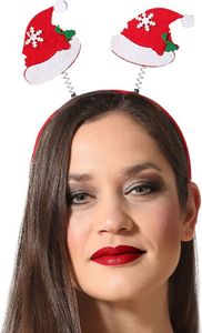 Atosa Weihnachtsdiadem Rot  Rot One Size