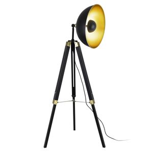 Stehleuchte 148cm Stehlampe Standleuchte Studio-Scheinwerfer Stativ Lampe Metall [lux.pro]
