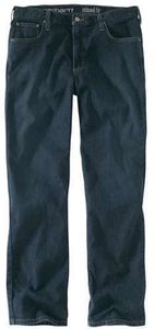 Carhartt Herren Jeans Rugged Flex Relaxed Straight Jean Light Blue Chambray-W36-L32