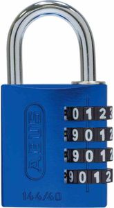 Zahlen-Hangschloss 144/40 blau Lock-Tag