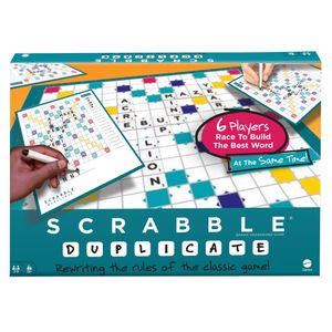 Mattel Games Scrabble Wortgefecht, Gesellschaftsspiel, Brettspiel, Familienspiel