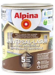 Alpina Holzlasur Universal-Schutz0,75L grau