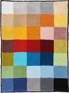 Kleine Wolke Badteppich, Cubetto Multicolor, 75x120 cm