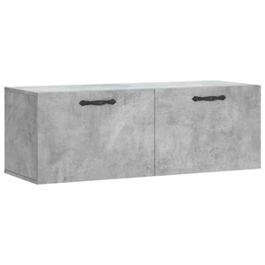 vidaXL Nástenná skrinka betónová sivá 100x36,5x35 cm odvodený drevený výrobok