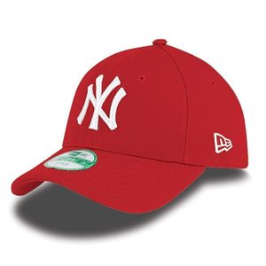 New Era 9Forty Stretched KIDS Cap - NY Yankees rot - Mládež