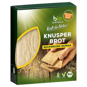 biozentrale Knusperbrot Buchweizen Quinoa100g