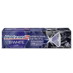 Blend-A-Med 3D White Luxe Perfection Charcoal Zahnpasta, 75ml