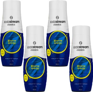 4x Sirup für SodaStream Xtreme Energy 440ml 4x Sirup für SodaStream Xtreme Energy 440ml