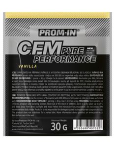 Prom-In CFM Pure Performance 30 g Milch mit Honig und Zimt / Protein Proben / Instant CFM Whey Protein Konzentrat, angereichert mit Verdauungsenzymen und Probiotika