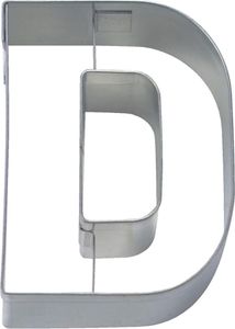 Städter Ausstecher Buchstabe D, Ausstechform, Plätzchenform, Keks, Plätzchen, Edelstahl, 6.5 cm, 112735 Städter Ausstecher Buchstabe D, Ausstechform, Plätzchenform, Keks, Plätzchen, Edelstahl, 6.5 cm, 112735