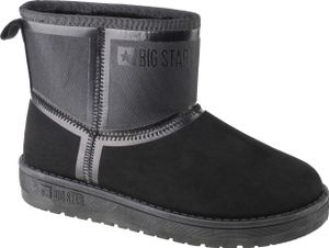BUTY damskie BIG STAR KK274614 śniegowce czarne ocieplane mukluki botki 37 czarny r.37