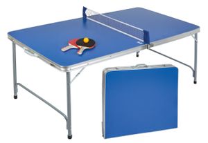 Idena Tischtennisplatte kompakt Set klappbar 160 x 80 x 70 cm