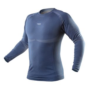 Herren Thermounterwäsche - Thermo Unterwäsche Funktionsunterwäsche Skiunterwäsche für Winter langarm Shirt - NEO TOOLS Größe: S/M