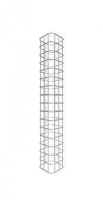 Gabionensäule eckig 17 cm x 17 cm, 80 cm Höhe, MW 5 cm x 5 cm