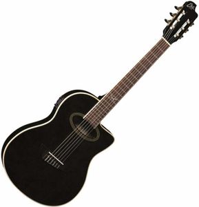 Eko guitars NXT N100e 4/4 Black Gitara klasyczna z przetwornikiem