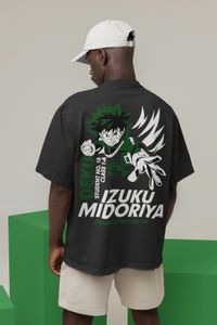 Koszulka męska Bio Manga Izuku Midoriya My Hero Academia Hoody Streetwear Anime