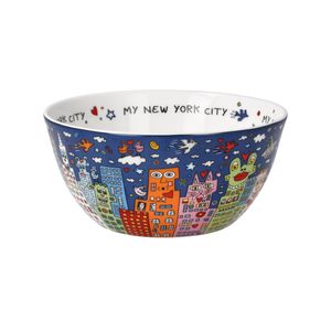 Goebel Pop Art James Rizzi 'JR FB SC My New York City Night' 2022 - 15.00 / 15.00 / 7.00