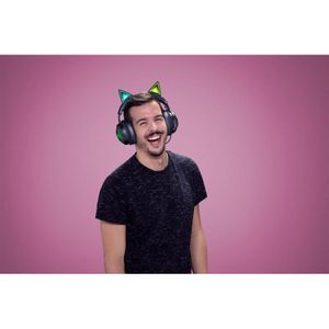 RAZER Kraken Kitty USB Over-Ear Gaming Headset mit Chroma Lighting schwarz