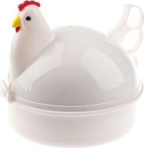 Mikrowellen Huhn Eierkocher für vier Eier